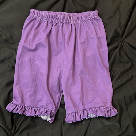 Girls Disney Rapunzel inspired short and tank top set Tangled size 4T cross back - Picture 4 of 6